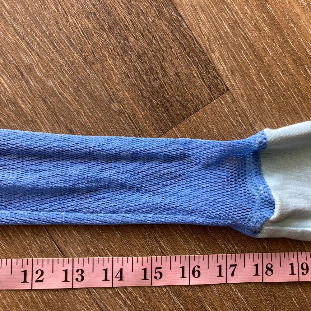 Rebecca Beeson Size 2 Mesh Netted Beautiful Blue … - image 8